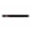 LANBERG PDU-07E-0200-IEC-BK PDU 1U 10A 7 sockets French 2m Juodas