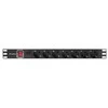 LANBERG PDU-07F-0200-IEC-BK PDU 1U 10A 7 sockets schuco 2m Juodas