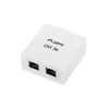 LANBERG OU5-0002-W UTP Data Box 2 prievadų RJ45 neekranuotas kat. 5E