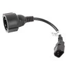 LANBERG CA-C14E-10CC-0018-BK ilgintuvas maitinimo kabelis IEC 320 C14->SCHUKO F