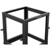 Lanberg Open Rack 12U 600x600-1100 reguliuojamas juoda