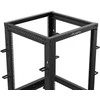 Lanberg Open Rack 15U 600x600-1100 reguliuojamas juoda