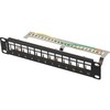 Lanberg Patch skydelis pusty 12 port 1U 10" FTPczarny