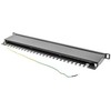 LANBERG PPS5-0024-B komutacinė panelė, 24 prievadų, 0.5U, 5e kat., ekranuota, juoda
