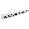 LANBERG PPS5-1024-S Lanberg Patch Panel 24 prievadas 1U, kat. 5e, ekranuotas, pilkas