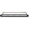 Lanberg Patch Panel tuščias 24 prievadai 1U 19" FTP Keystone juoda moduliams