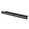 LANBERG PPKS-1024-B Keystone Patch Panel 19 colių 24 prievadas 1U juodas
