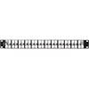 Lanberg Patch Panel tuščias 48 prievadas 1U 19" FTP Keystone juoda moduliams