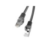PATCHCORD KAT.6 FTP 0,25M JUODA FLUKE PASSED LANBERG