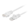 LPATCHCORD KAT.5E UTP 0.25M Baltas FLUKE PASSED LANBERG 10-PACK