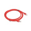 LANBERG PCU5-10CC-0200-R Lanberg Patchcord RJ45 kat. 5e UTP 2m raudona