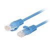 PATCHCORD KAT.5E UTP 1.5M Mėlynas FLUKE PASSED LANBERG 10-PACK