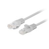 LANBERG Patchcord Cat.5e UTP 7.5m pilkas