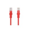 LANBERG PCU6-10CC-0025-R Patchcord RJ45 kat. 6 UTP 0,25 m raudona