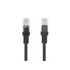 Lanberg Ethernet Patchcord laidas UTP 6 0.5m - juodas
