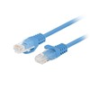 PATCHCORD KAT.6 UTP 0.25M Mėlynas FLUKE PASSED LANBERG 10-PACK