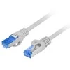 LANBERG patchcord kat.6A FTP LSZH CCA 1.5m pilkas
