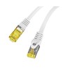 LANBERG patchcord kat.6A S/FTP LSZH CU 0.25m pilkas