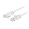 Lanberg 10-Pack Patchcord kat.6 UTP 1m balta Fluke Passed