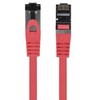 Lanberg Patchcord S/FTP kat.8.1 0,5m LSZH CU fluke passed raudona