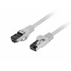 LANBERG patchcord cat.8.1 S/FTP LSZH CU 3m pilkas