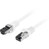 PATCHCORD KAT.8.1 S/FTP LSZH CU 0.25M Baltas FLUKE PASSED LANBERG