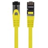 PATCHCORD KAT.8.1 S/FTP LSZH CU 0.25M Geltonas FLUKE PASSED LANBERG