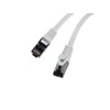 LANBERG patchcord kat.8.1 S/FTP LSZH CU 0.25m pilkas