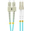 FIBER OPTIC PATCHCORD MM LC/UPC-SC/UPC DUPLEX 3.0MM OM3 50/125 LSZH 1M AQUA LANBERG