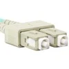 FIBER OPTIC PATCHCORD MM LC/UPC-SC/UPC DUPLEX 3.0MM OM3 50/125 LSZH 2M AQUA LANBERG