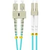 FIBER OPTIC PATCHCORD MM LC/UPC-SC/UPC DUPLEX 3.0MM OM3 50/125 LSZH 2M AQUA LANBERG
