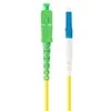 FIBER OPTIC PATCHCORD SM LC/UPC-SC/APC SIMPLEX 3.0MM LSZH G657A1 1M Geltonas LANBERG
