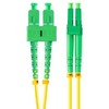 FIBER OPTIC PATCHCORD SM SC/APC-LC/APC DUPLEX 3.0MM LSZH G657A1 1M Geltonas LANBERG