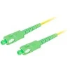 FIBER OPTIC PATCHCORD SM SC/APC-SC/APC SIMPLEX 3.0MM LSZH G657A1 5M Geltonas LANBERG