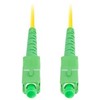 LANBERG Šviesolaidinis pataisas SM SC/APC-SC/APC Simplex 3.0mm LSZH G657A1 0.5m Geltonas