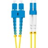 FIBER OPTIC PATCHCORD SM SC/UPC-LC/UPC DUPLEX 3.0MM LSZH G657A1 3M Geltonas LANBERG