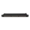 LANBERG patch panel 24 port 1U cat.7 FTP juodas