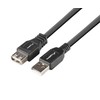 LANBERG CA-USBE-15CU-0018-BK extension cable USB 2.0 AM-AF 1.8m juodas