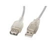 LANBERG CA-USBE-12CC-0050-TR ilgintuvas USB 2.0 AM-AF su feritu 5 m