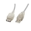 LANBERG CA-USBE-12CC-0050-TR ilgintuvas USB 2.0 AM-AF su feritu 5 m