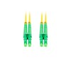 LANBERG šviesolaidinis patchcord SM LC/APC-LC/APC dvipusis 1m LSZH g657a1 3.0mm geltonas