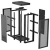LANBERG Rack spintelė 19 laisvai stovinti 32U 600x600 plokščia pakuotė su tinklelio durelėmis LCD juodas