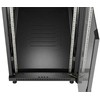 Ant grindų pastatoma stelažo tipo serverio spintelė - 19 colių 22U 600x1200mm - juoda - stiklinės durys - Lanberg FF01-6222-12B