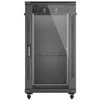 Ant grindų pastatoma stelažo tipo serverio spintelė - 19 colių 22U 600x1000mm - juoda - perforuotos durys.- Lanberg FF01-6022-23B
