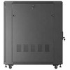 Ant grindų pastatoma stelažo tipo serverio spintelė - 19 colių 22U 600x1000mm - juoda - perforuotos durys.- Lanberg FF01-6022-23B