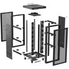 LANBERG Rack spintelė 19 laisvai stovinti 37U 800x800 plokščia pakuotė su tinklelio durelėmis LCD juodas