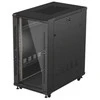Ant grindų pastatoma stelažo tipo serverio spintelė - 19 colių 22U 600x1000mm - juoda - perforuotos durys.- Lanberg FF01-6022-23B