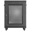 Lanberg szafa rack stojąca 19" 15U 600x600 juoda drzwi perforowane