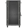 Ant grindų pastatoma stelažo tipo serverio spintelė - 19 colių 22U 600x1000mm - juoda - perforuotos durys.- Lanberg FF01-6022-23B