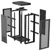 LANBERG Rack spintelė 19 laisvai stovinti 37U 600x600 plokščia pakuotė su tinklelio durelėmis LCD juodas